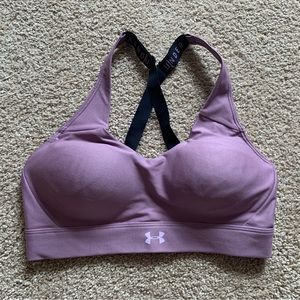 Under Armor light purple sports bra. Size small.